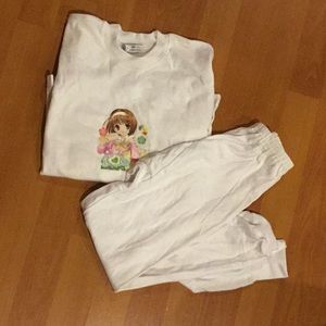 Anime pajamas set